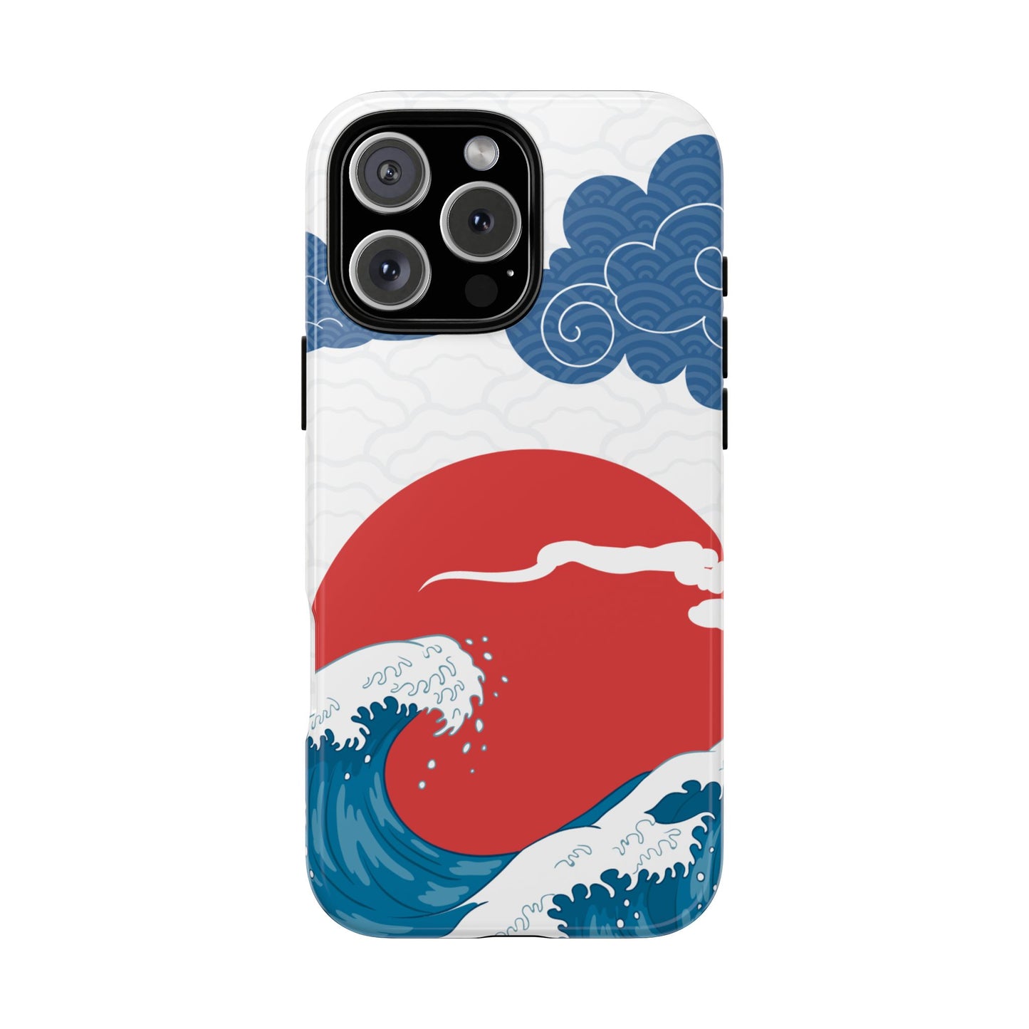 Japanese Wave Phone Case - Tough & Stylish Protection