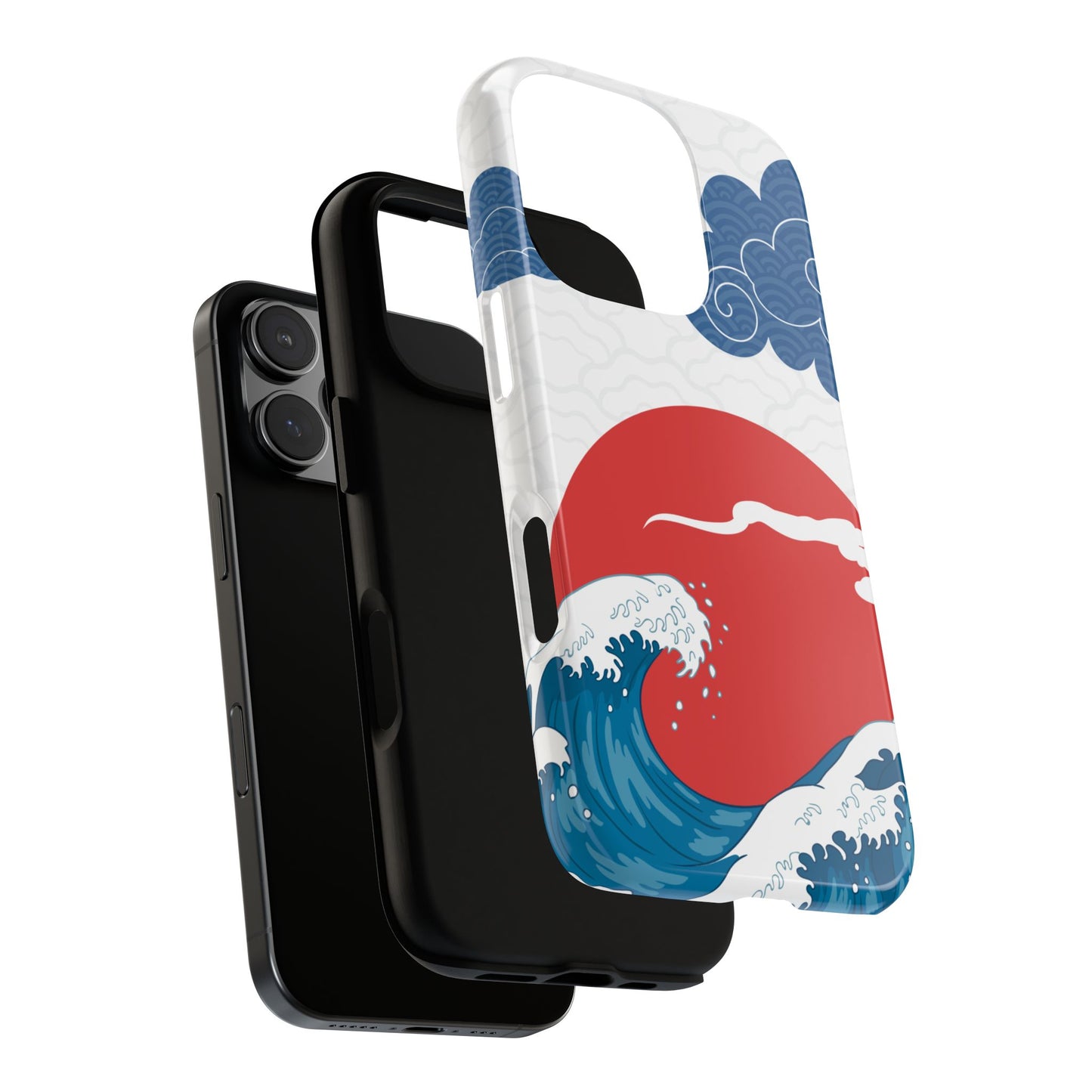 Japanese Wave Phone Case - Tough & Stylish Protection