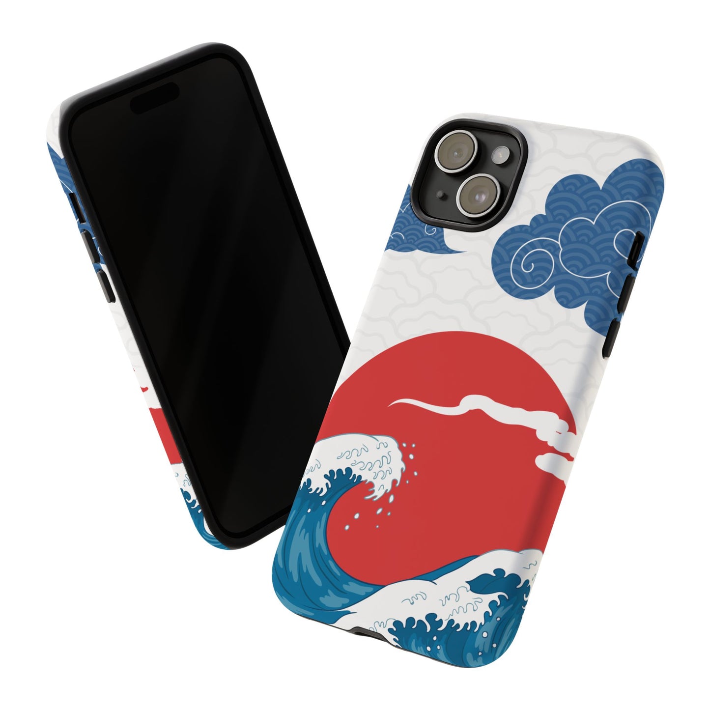 Japanese Wave Phone Case - Tough & Stylish Protection