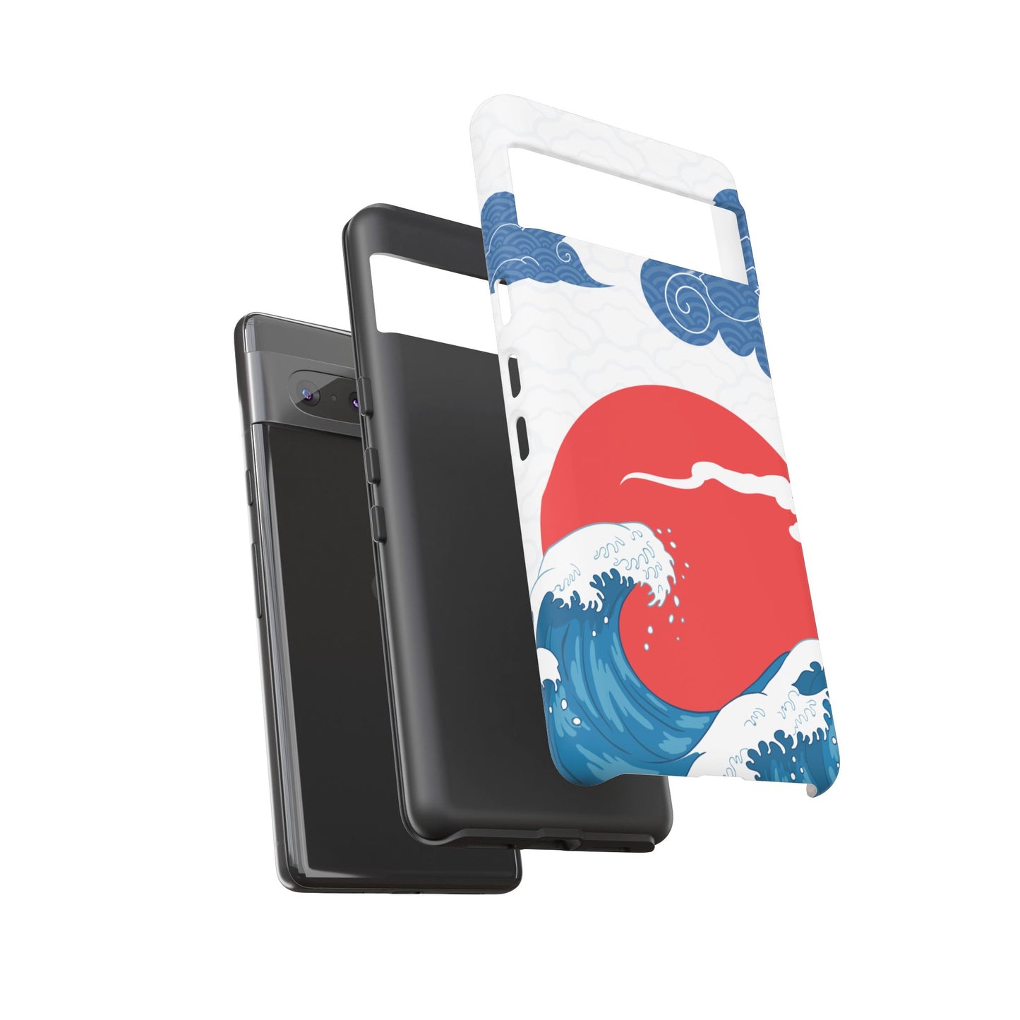 Japanese Wave Phone Case - Tough & Stylish Protection