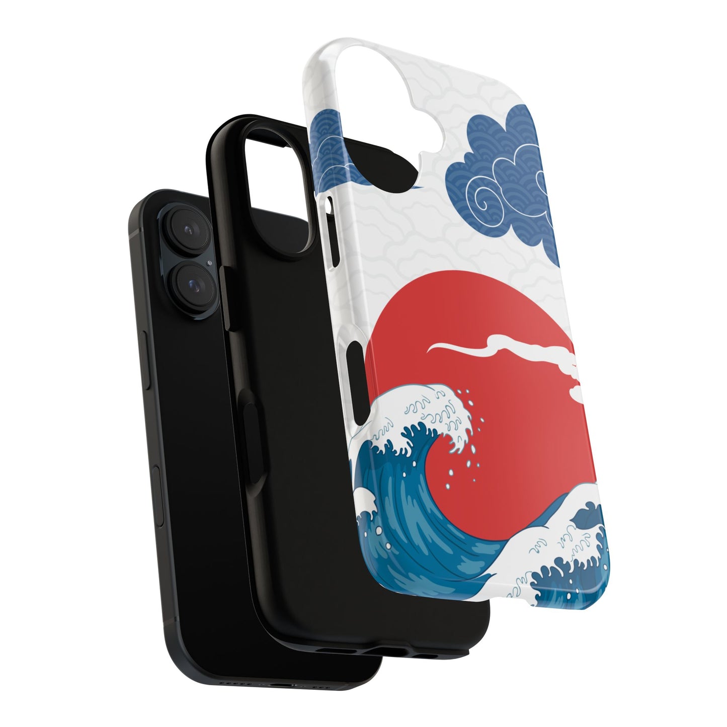 Japanese Wave Phone Case - Tough & Stylish Protection