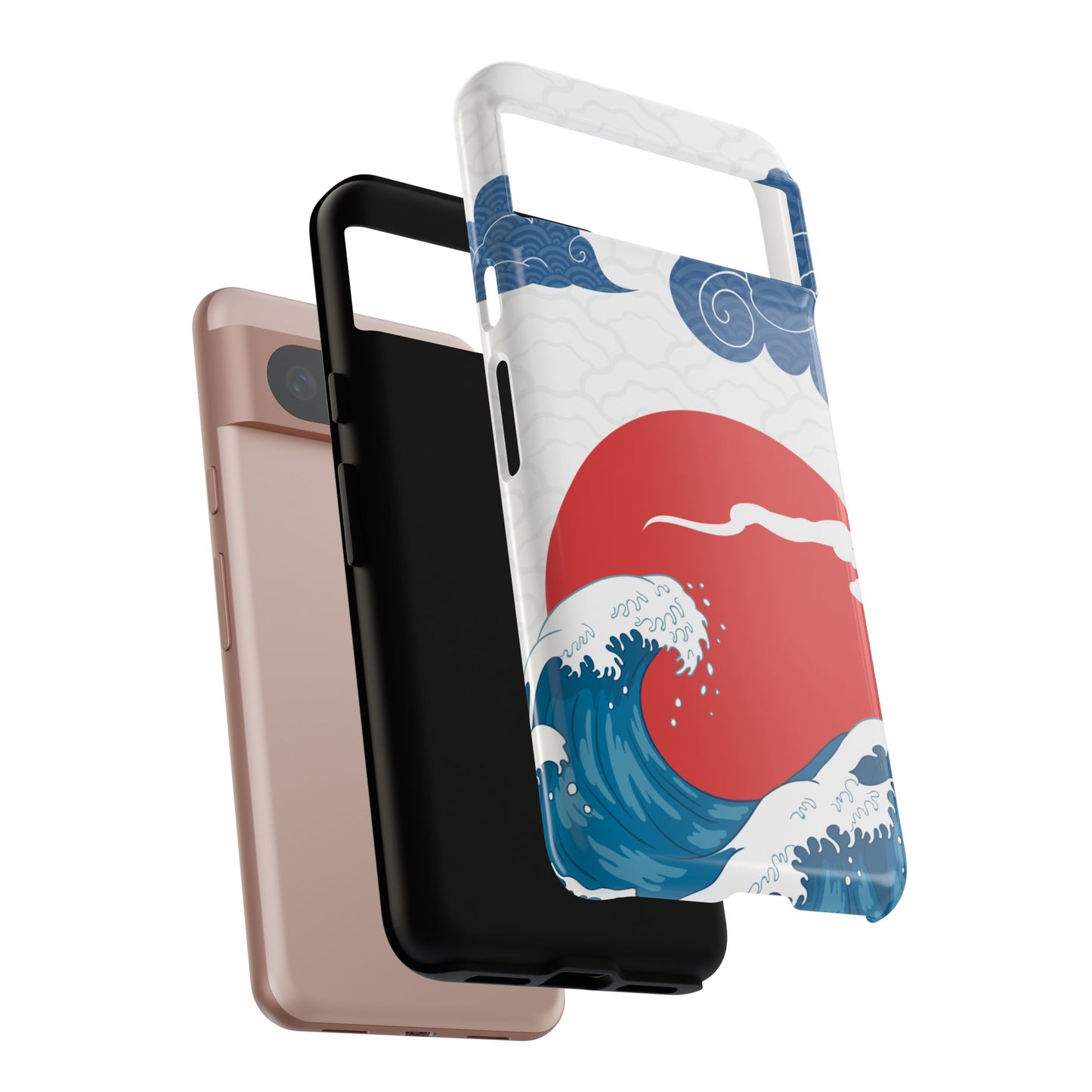 Japanese Wave Phone Case - Tough & Stylish Protection