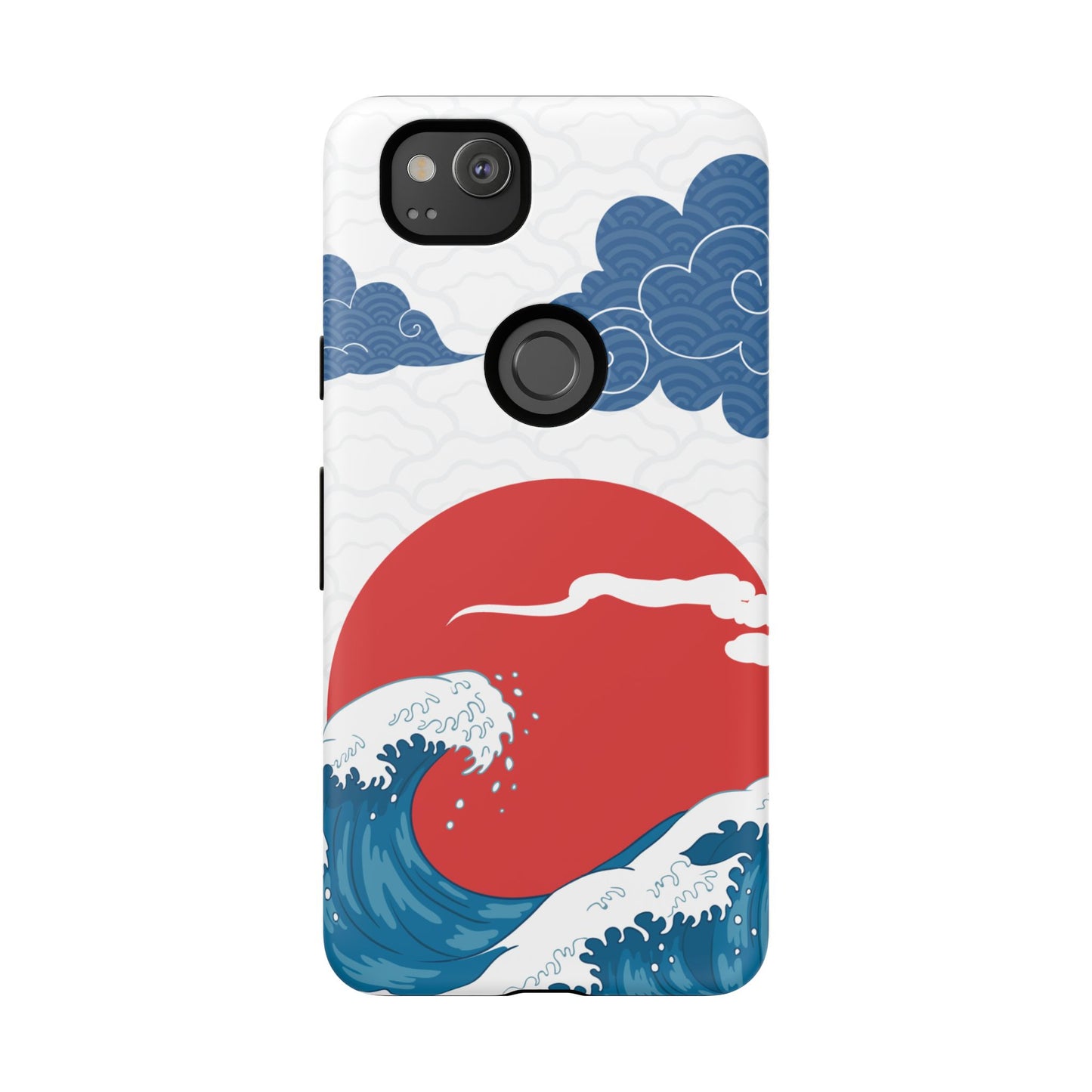 Japanese Wave Phone Case - Tough & Stylish Protection