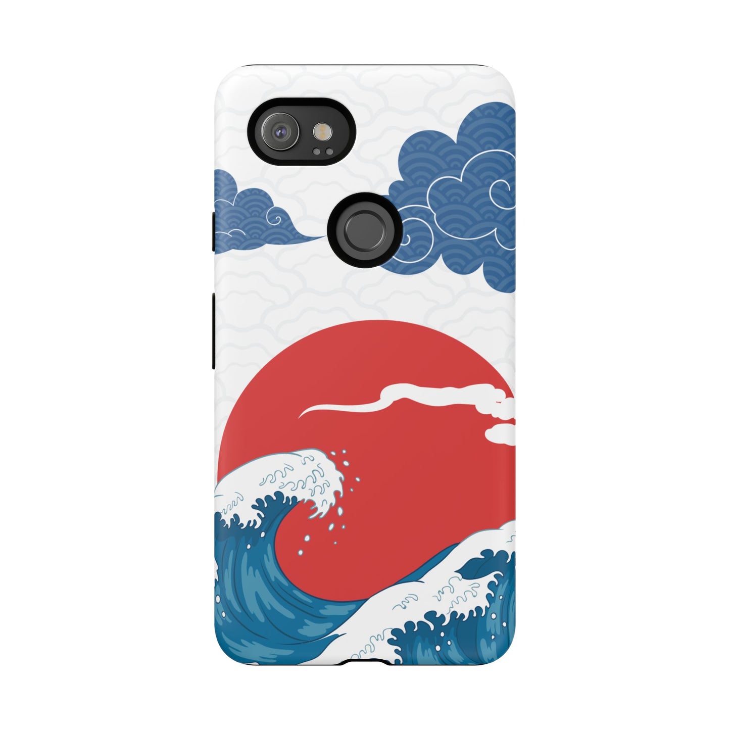 Japanese Wave Phone Case - Tough & Stylish Protection
