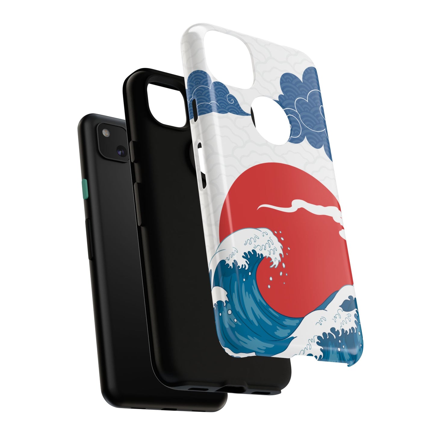 Japanese Wave Phone Case - Tough & Stylish Protection