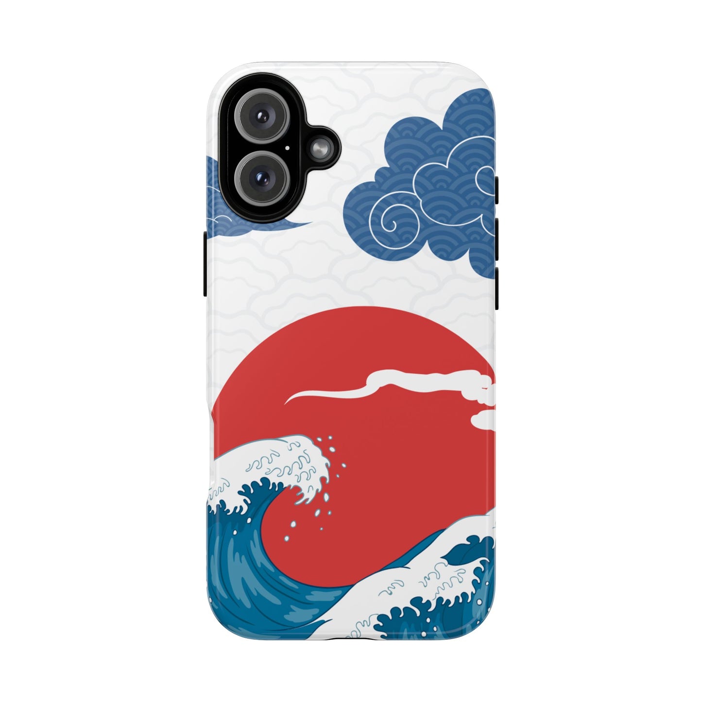 Japanese Wave Phone Case - Tough & Stylish Protection