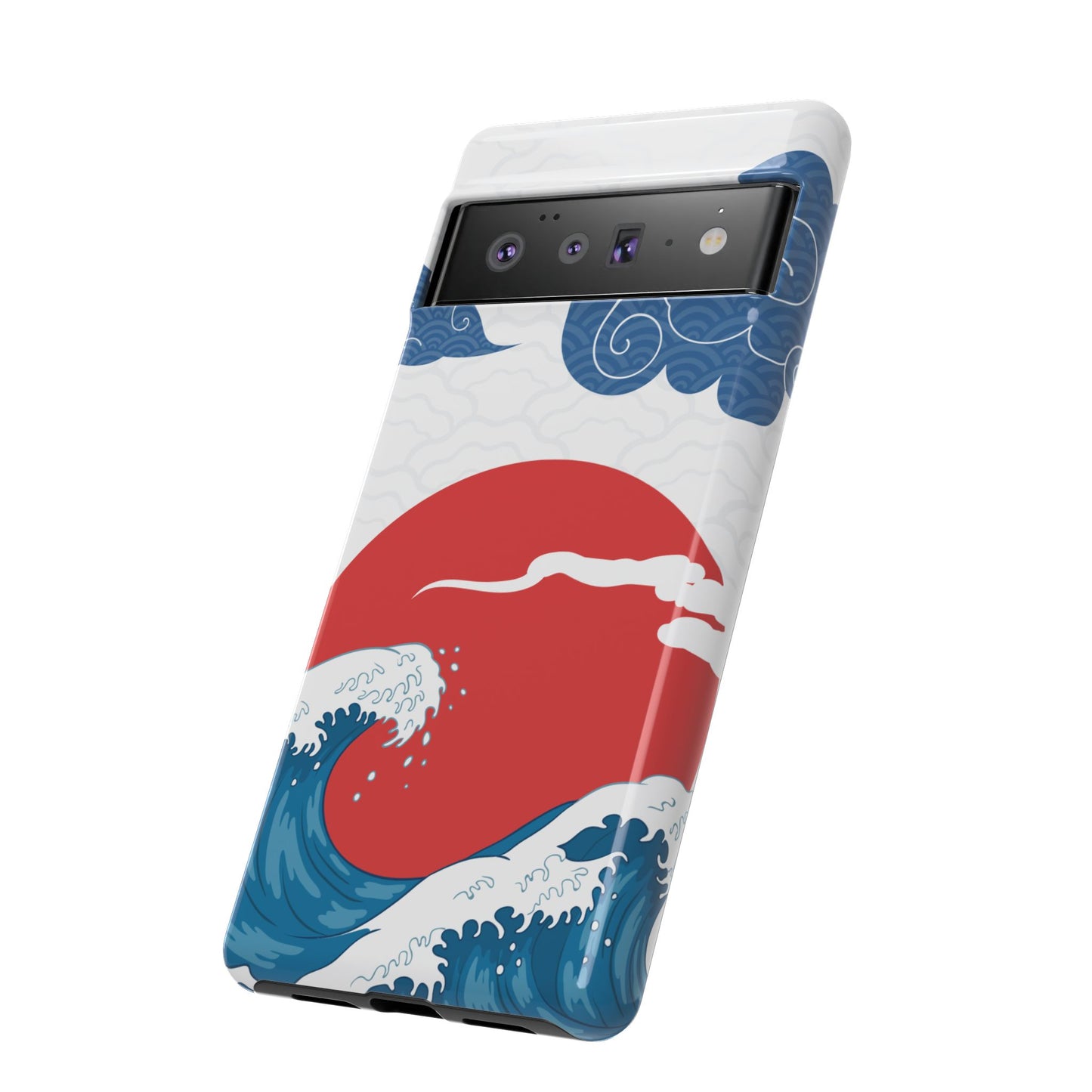 Japanese Wave Phone Case - Tough & Stylish Protection