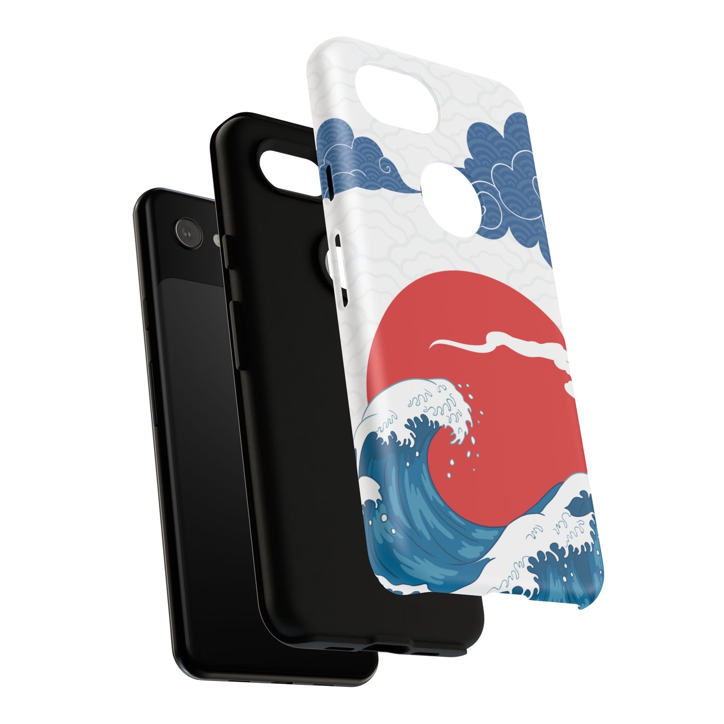 Japanese Wave Phone Case - Tough & Stylish Protection