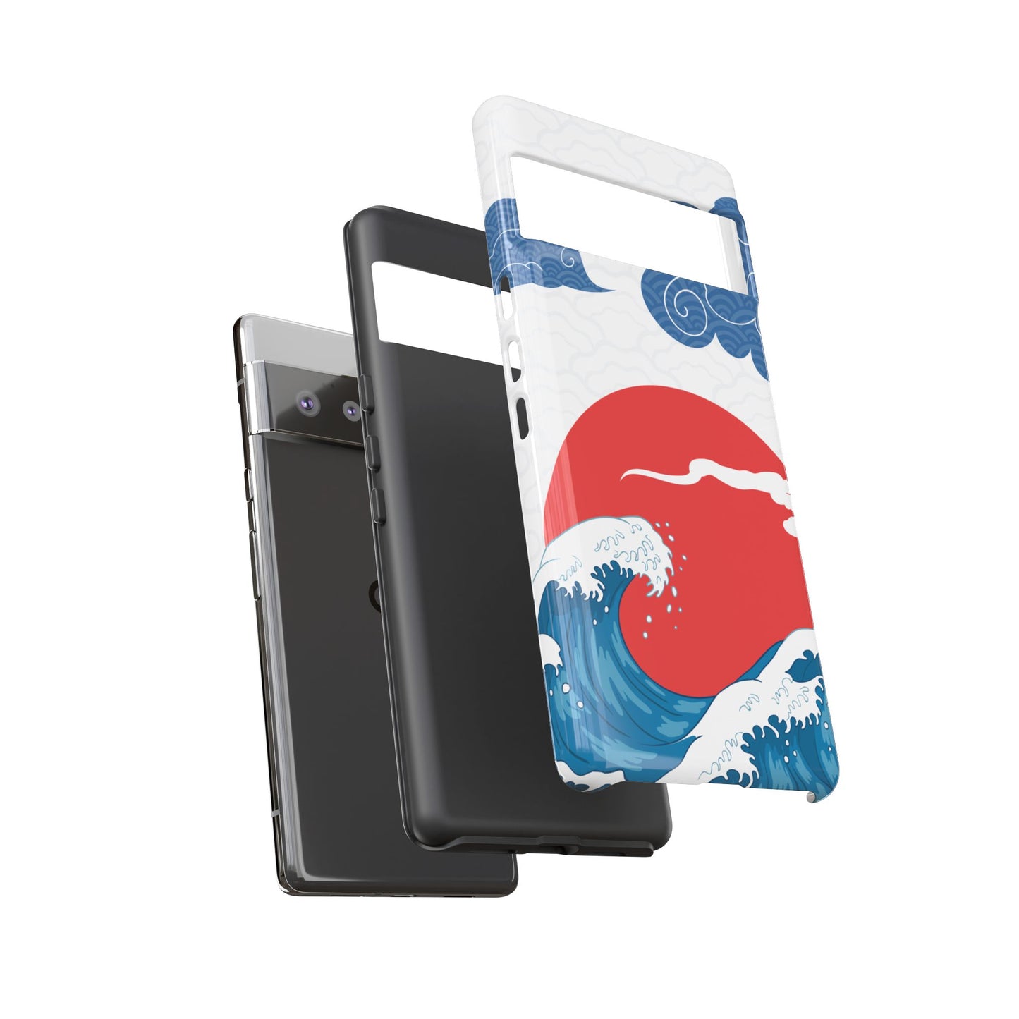 Japanese Wave Phone Case - Tough & Stylish Protection