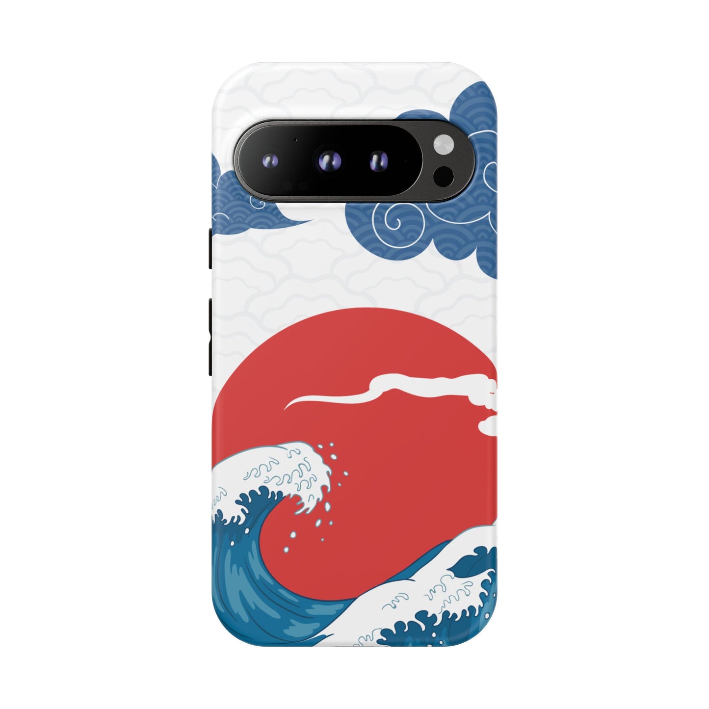 Japanese Wave Phone Case - Tough & Stylish Protection