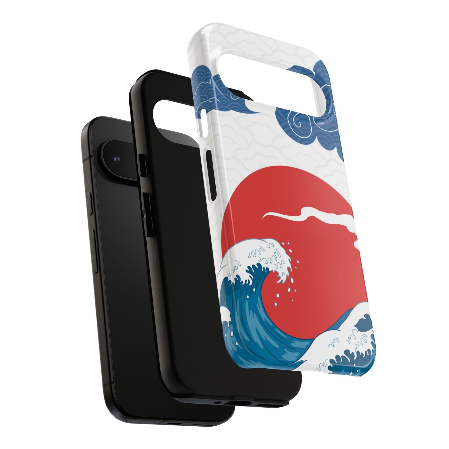 Japanese Wave Phone Case - Tough & Stylish Protection