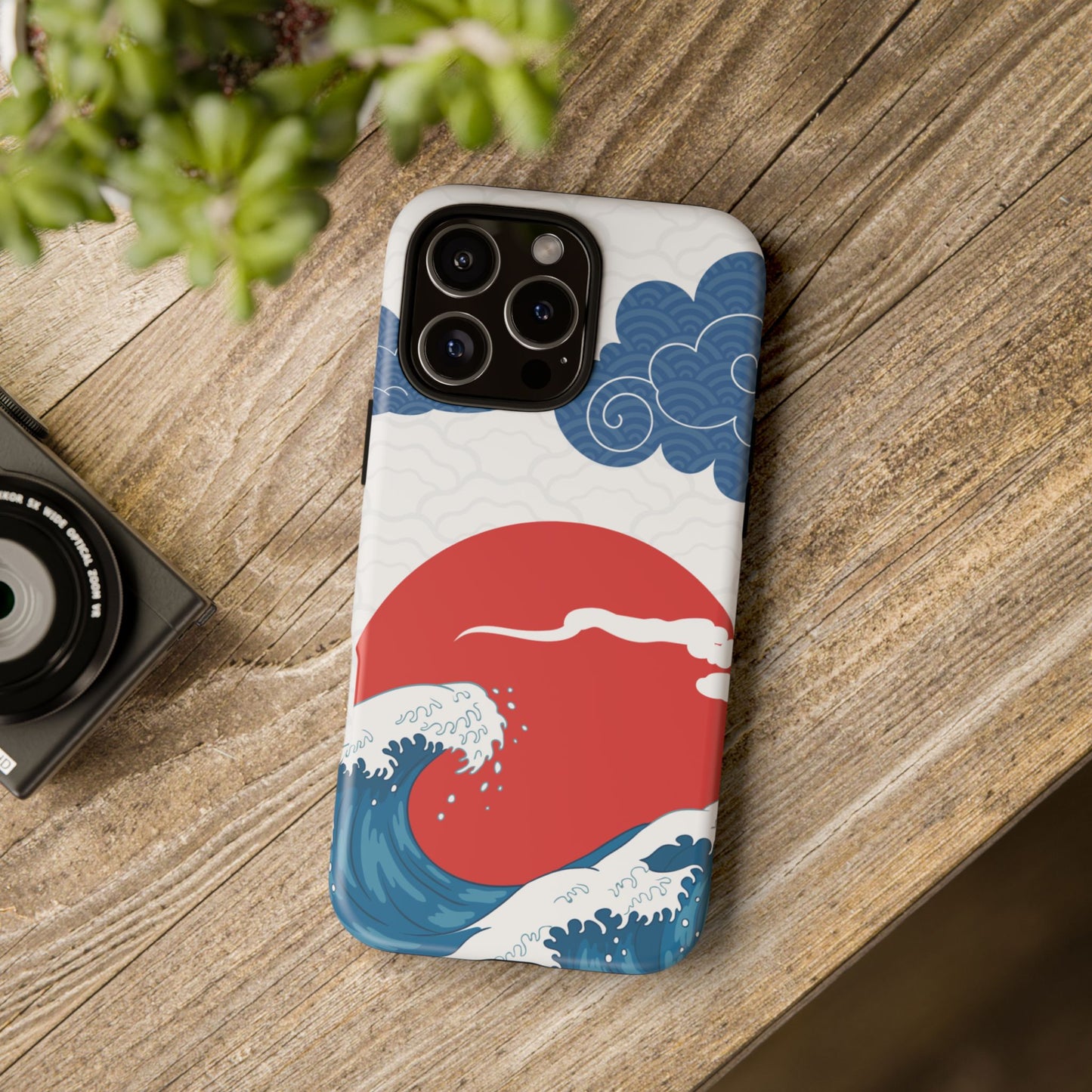 Japanese Wave Phone Case - Tough & Stylish Protection