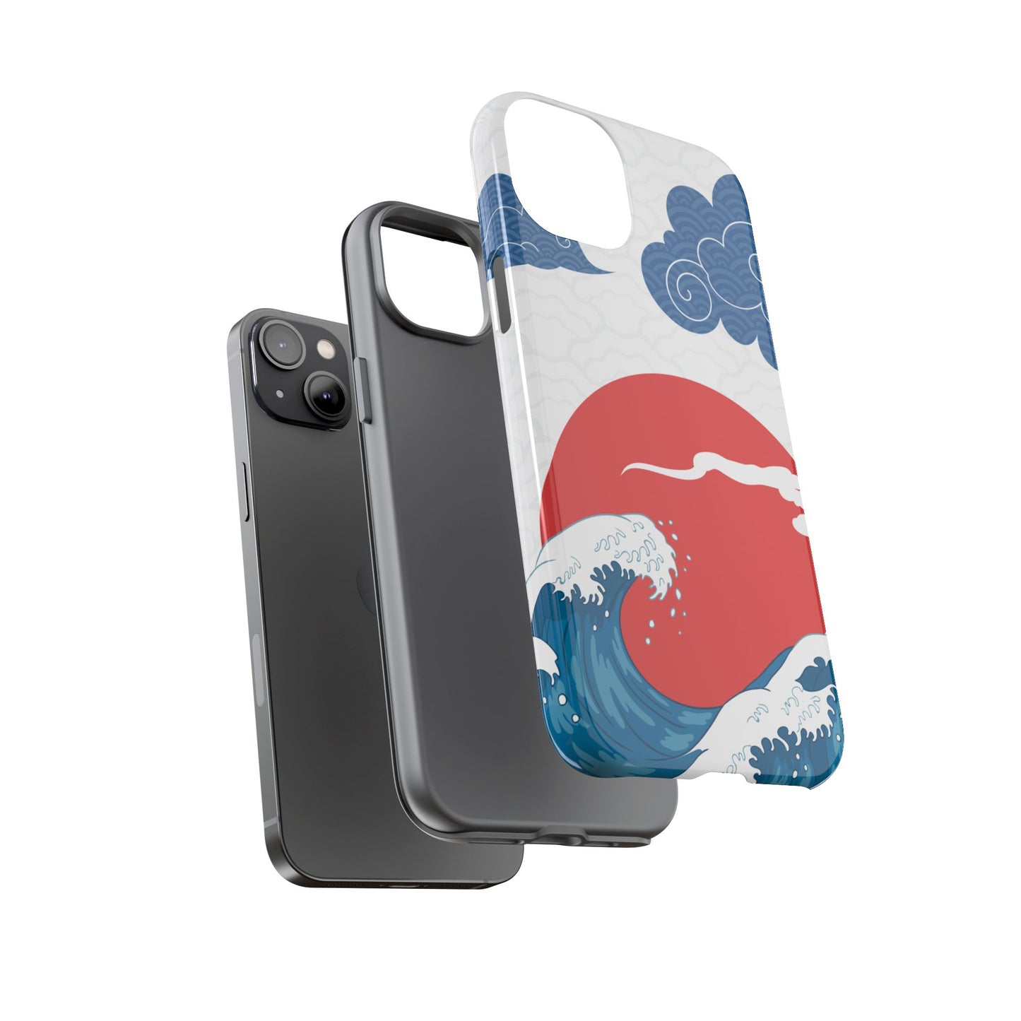 Japanese Wave Phone Case - Tough & Stylish Protection